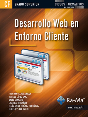 cover image of Desarrollo web en entorno cliente (GRADO SUPERIOR)